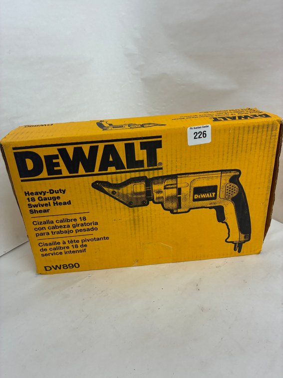 Dewalt Heavy Duty 18ga Swivel Head Shears