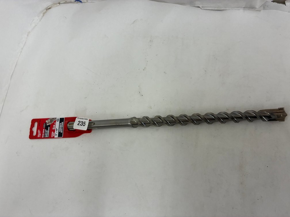 Milwaukee SDS Max 1"x17" 4 Cutter Concrete Bit