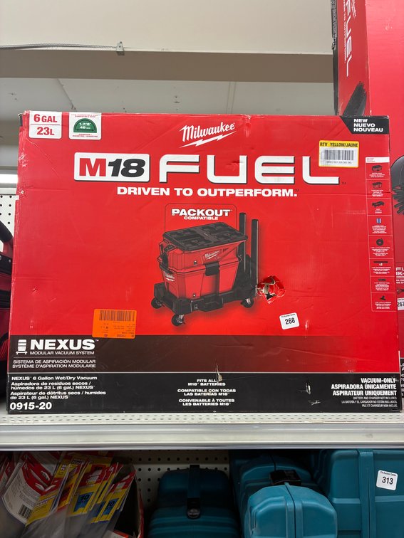 Milwaukee M18 Fuel Nexus 6 Gallon Vacuum