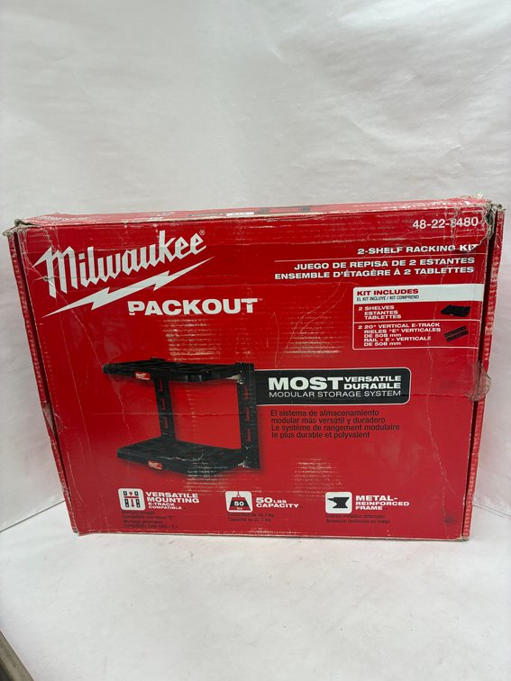 Milwaukee Packout 2 Shelf Racking Unit