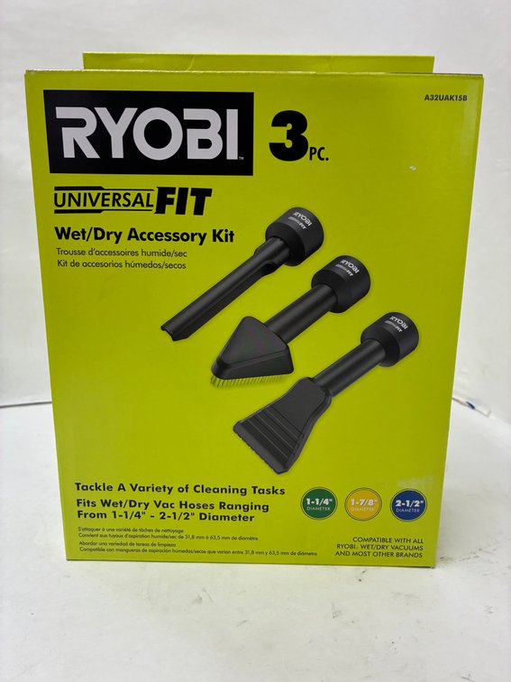 Ryobi 3pc Wet/Dry Vacuum Accessory Kit