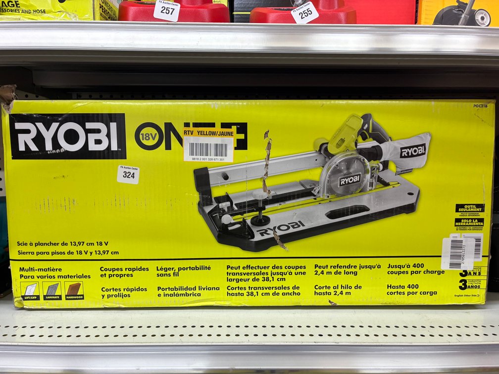 Ryobi 18v 5-1/2" Flooring Saw