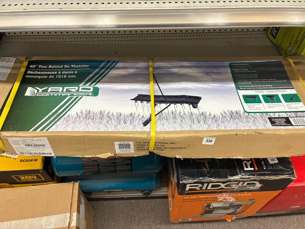 40" Tow Behind Thatcher