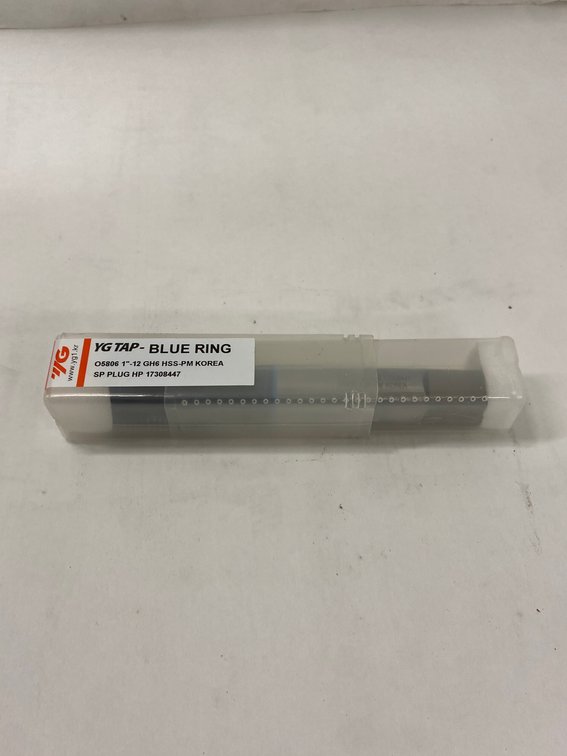 (2x Bid) YG Tap 1"-12 Blue Ring Tap