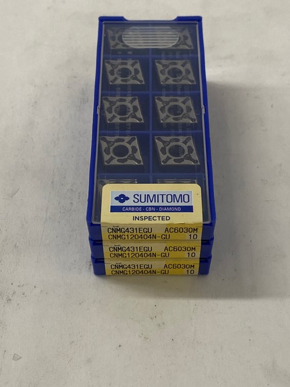 (3) Sumitomo 10 Pk Lathe Insert Tooling