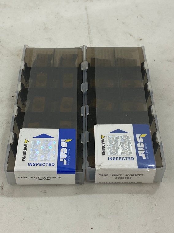 (2) Iscar 10 Pk Lathe Insert Tooling