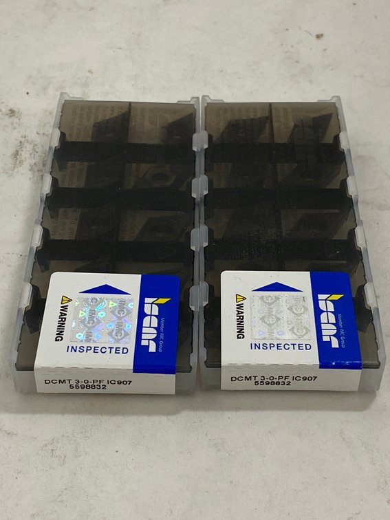 (2) Iscar 10 Pk Lathe Insert Tooling