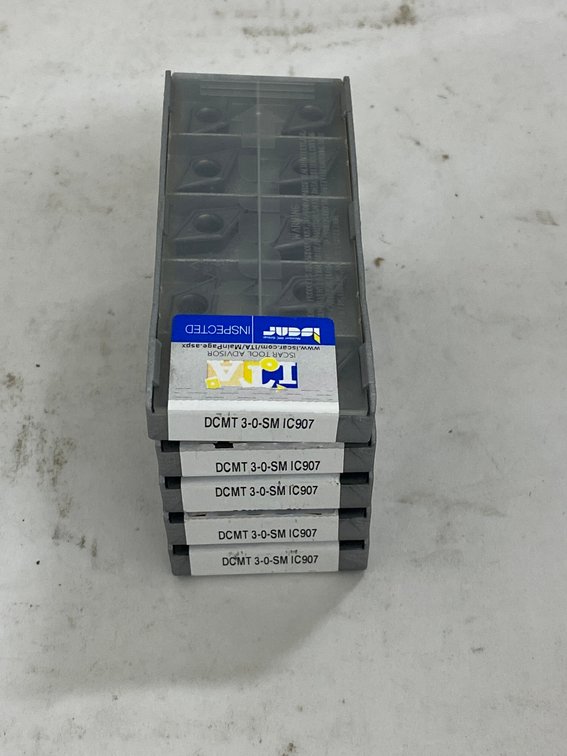 (5) Iscar 10 Pk Lathe Insert Tooling