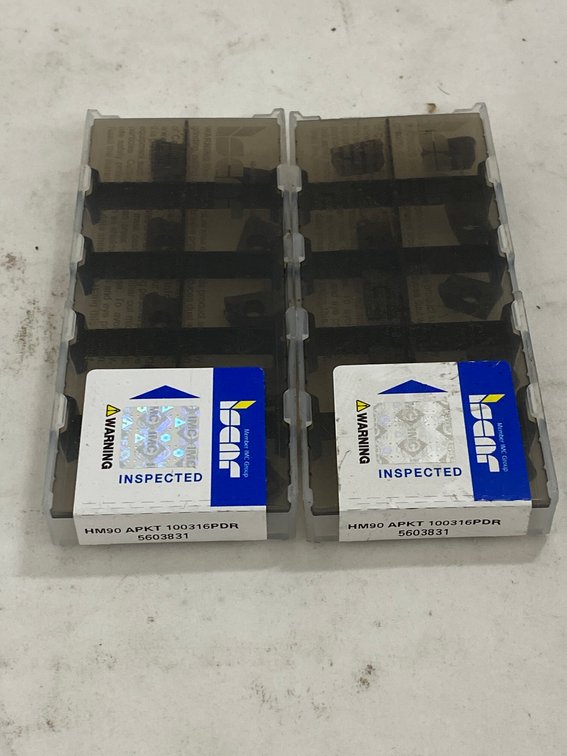 (2) Iscar 10 Pk Lathe Insert Tooling