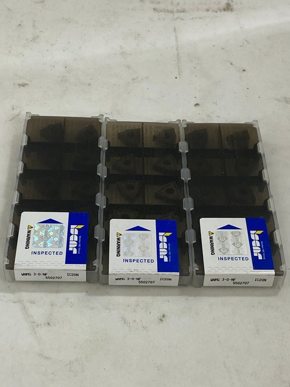 (3) Iscar 10 Pk Lathe Insert Tooling