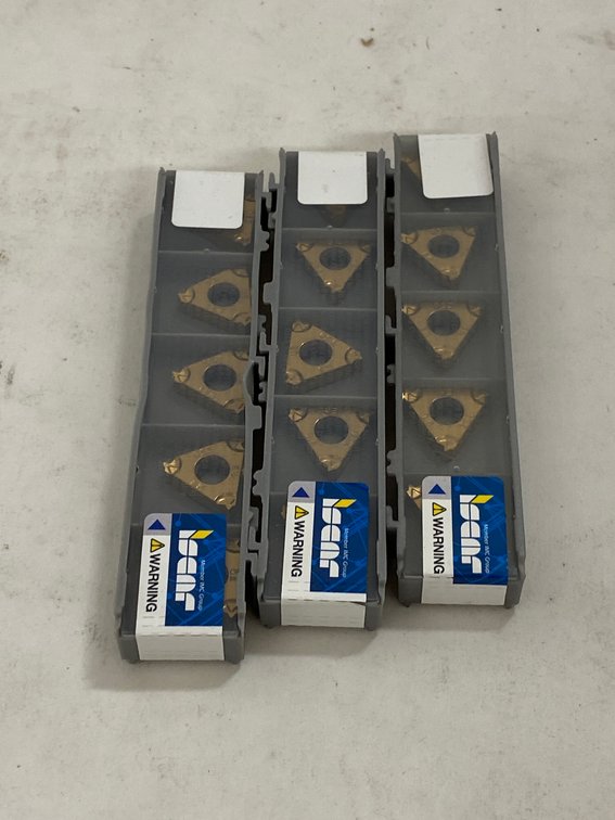 (3) Iscar 5 Pk Lathe Insert Tooling
