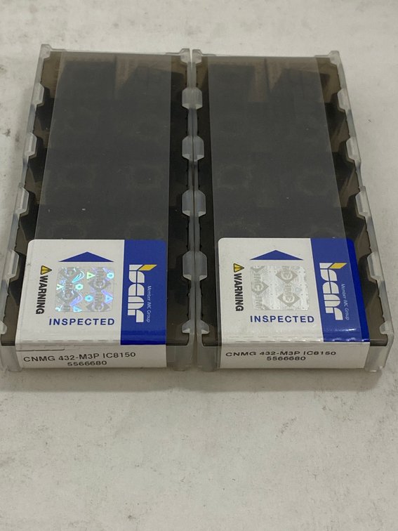 (2) Iscar 10 Pk Lathe Insert Tooling
