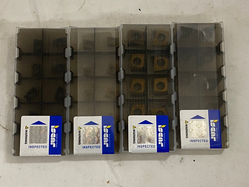 (4) Asst Iscar 10 Pk Lathe Insert Tooling