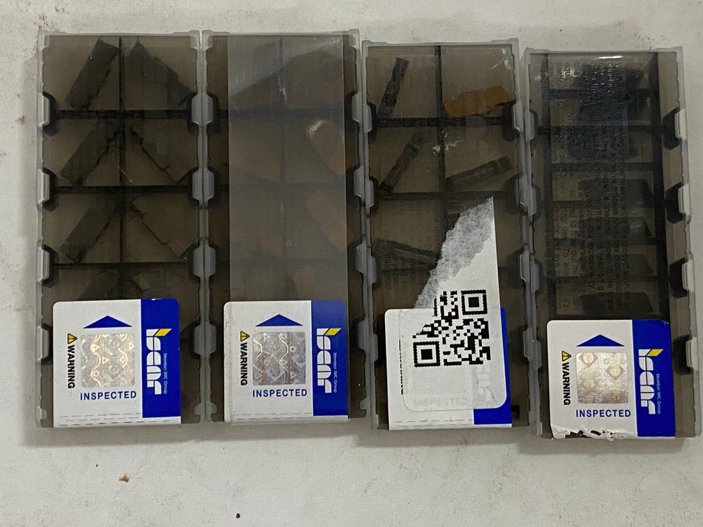 (4) Asst Iscar 10 Pk Lathe Insert Tooling