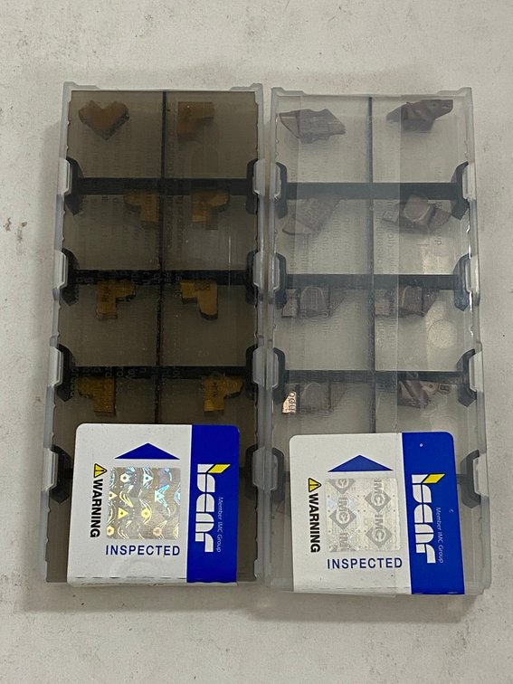 (2) Asst Iscar 10 Pk Lathe Insert Tooling
