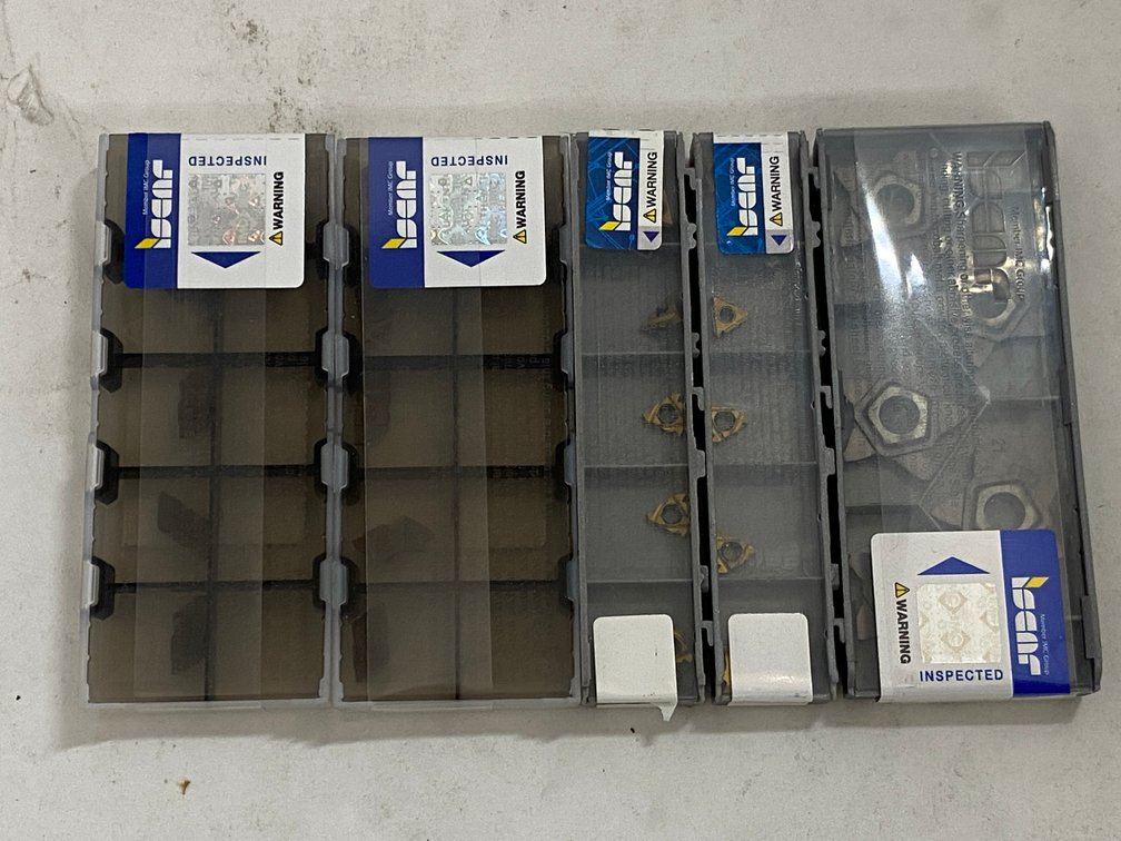 (5) Iscar 5 Pk Lathe Insert Tooling