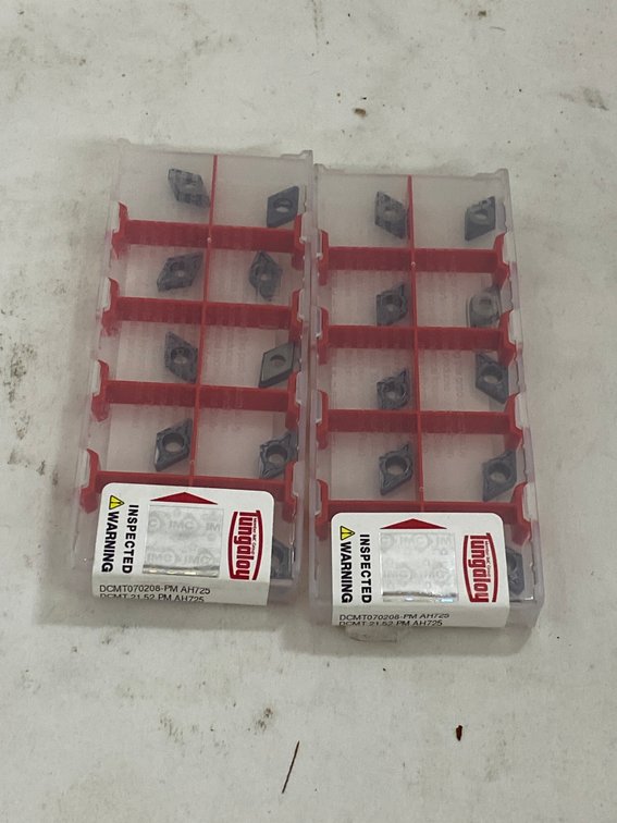 (2) Tunglaoy 10 Pk Lathe Insert Tooling