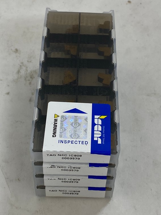 (4) Asst Iscar 10 Pk Lathe Insert Tooling