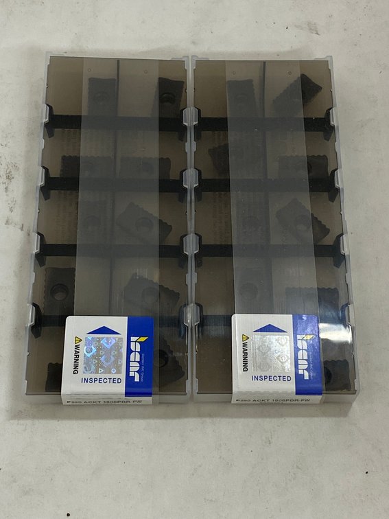(2) Iscar 10 Pk Lathe Insert Tooling