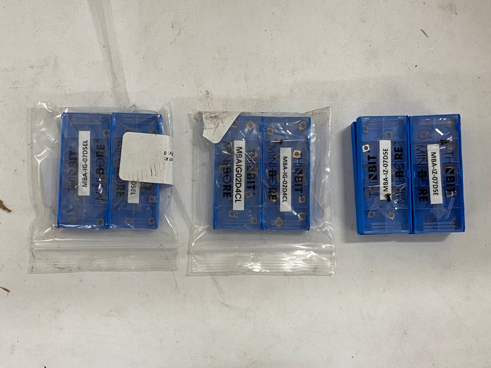 (8) Asst ThinBit 10 Pk Lathe Insert Tooling