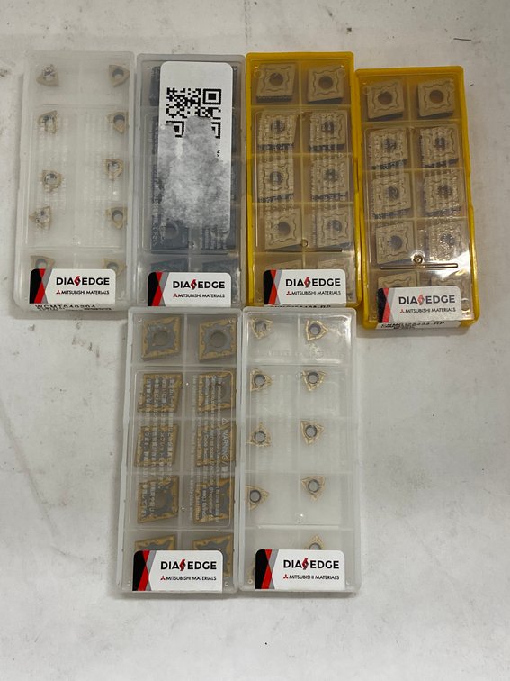 (6) Asst Diaedge Lathe Insert Tooling