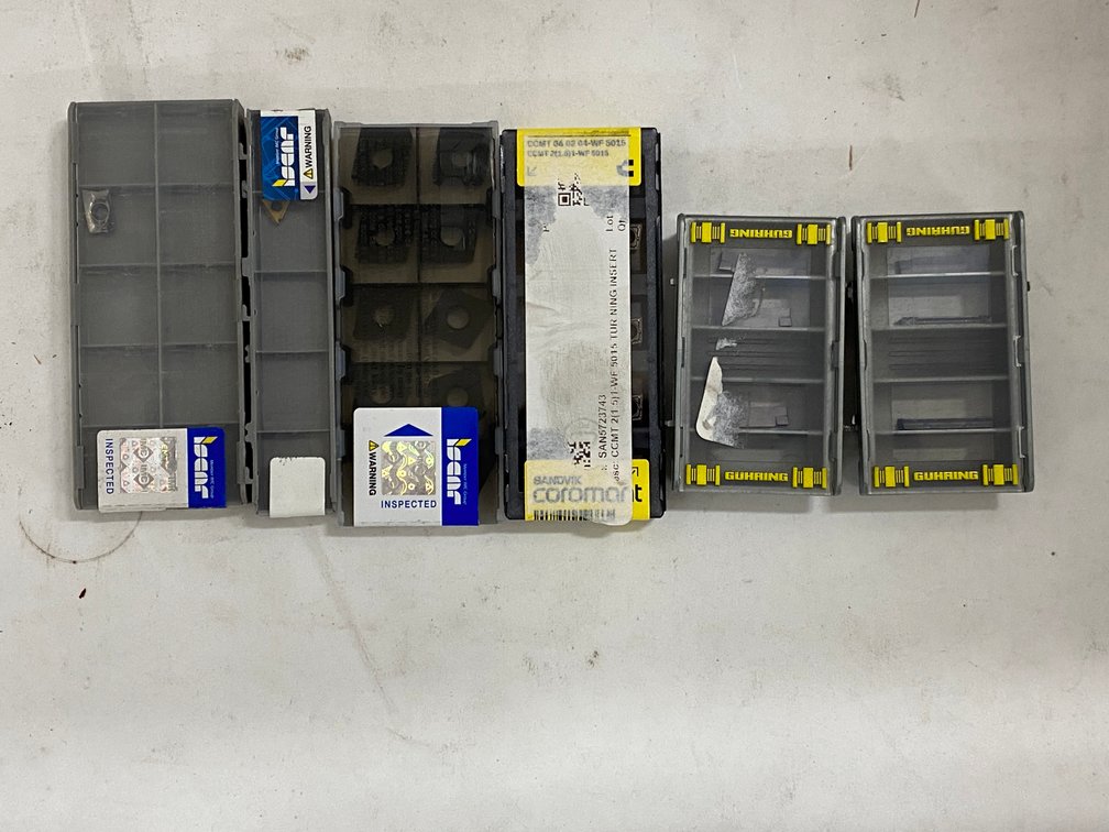 Lot Of Asst Lathe Insert Tooling
