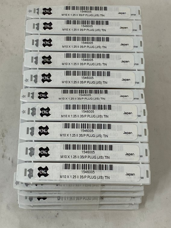 (50) OSG M10x1.25 Plug Taps
