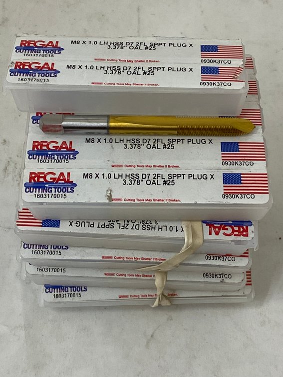 (27) Regal M8x1.0 Taps