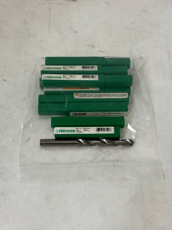 (10) Precision 5/16" Solid Carbide Bit