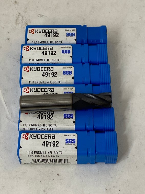 (6) Kyocera SER16S 11x12x19x63 End Mills