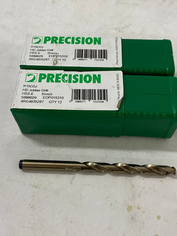 (24) Precision R15COJ Jobber Drill Bits