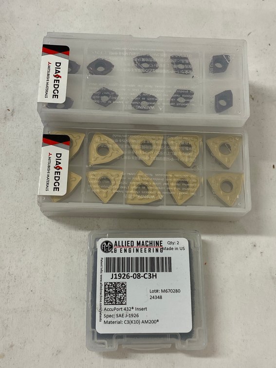 (52 Pcs) Asst Lathe Insert Tooling