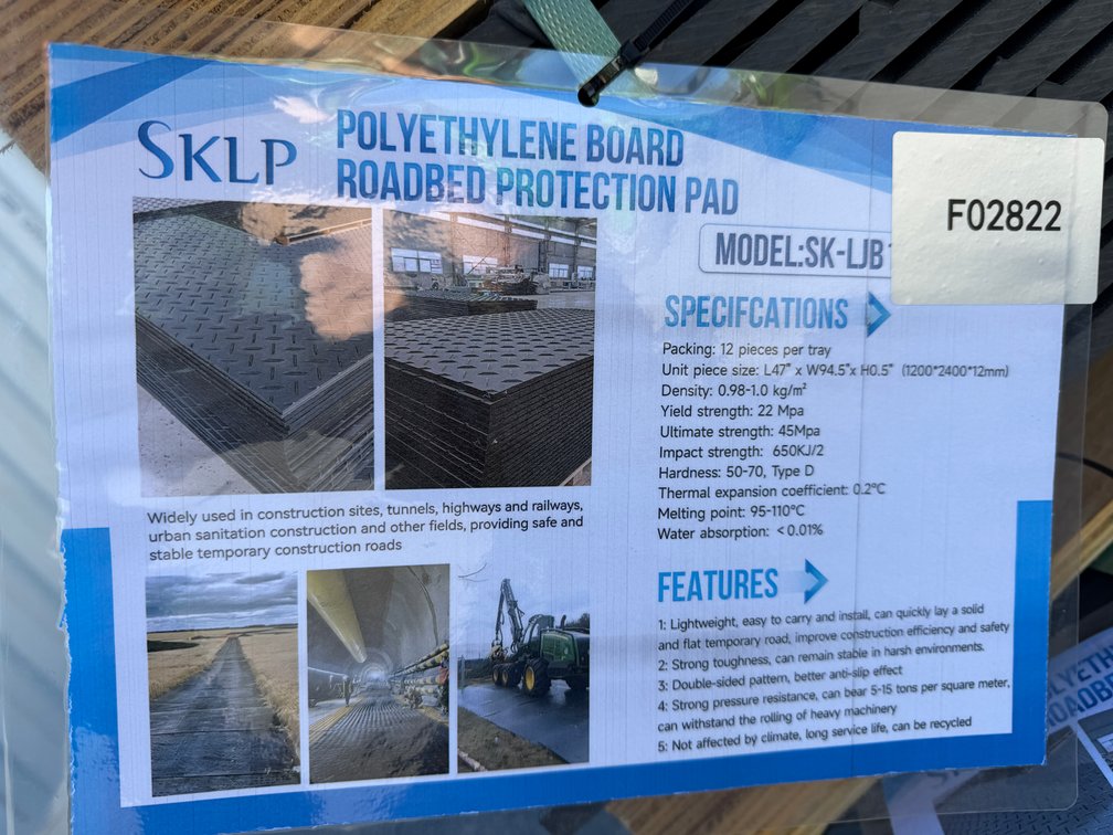 (2X) New Skid Lot Of Ground Protection Mats