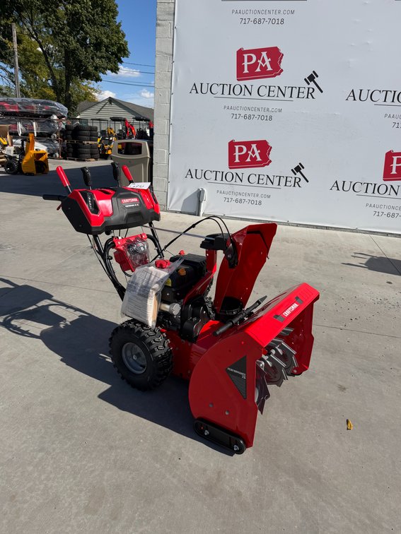 New 26" 2 Stage Walk Behind Snow Blower