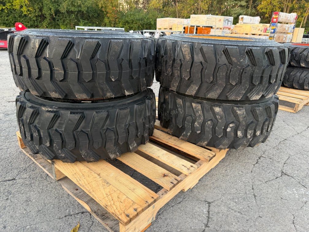 New 12-16.5 Skid Loader Tires W/ Rims