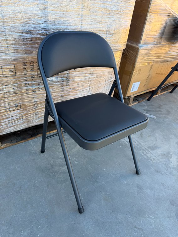 (72) PCS New Vinyl Padded Folding Chair