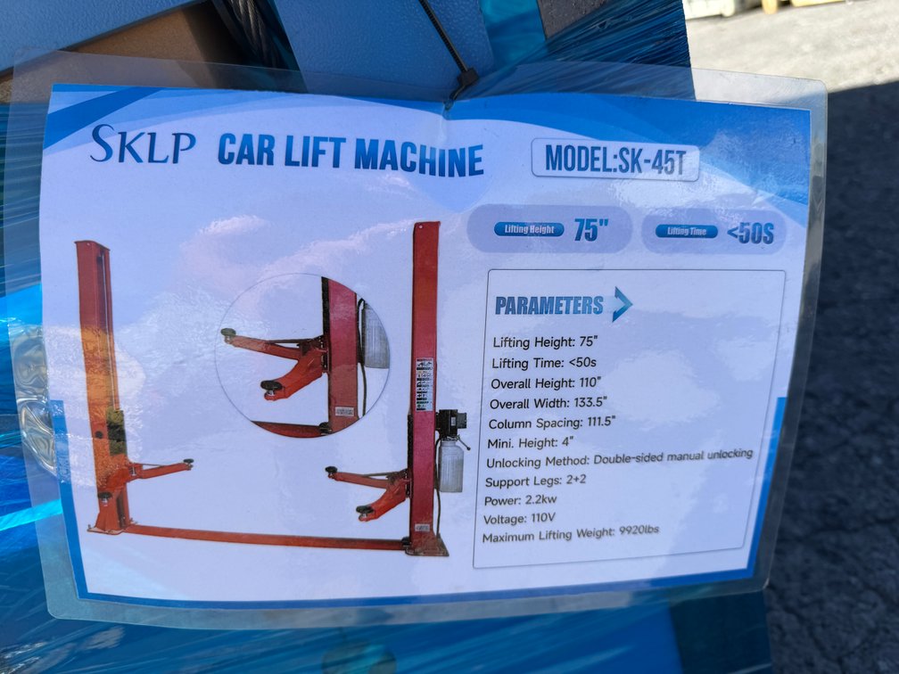 (3X) New SKLP 2 Post Car Lift