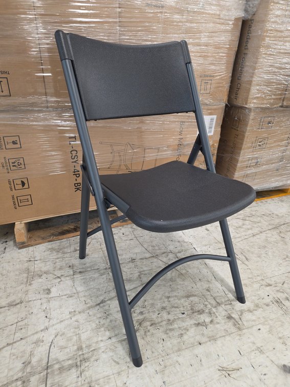 (24) PCS New Blow Mold Folding Chair