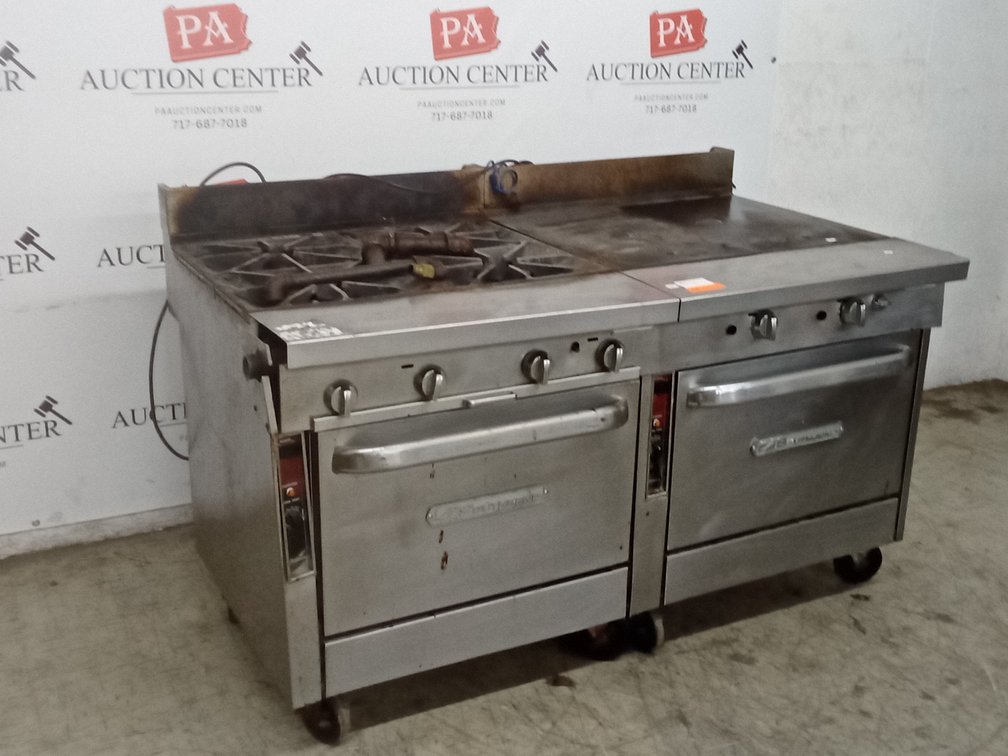 Southbend 4-Burner Range w/ Griddle & Dual Ovens