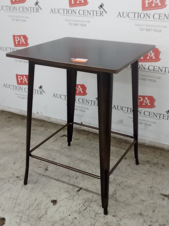 32" Square Metal Table