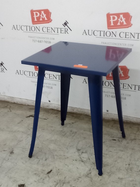24" Square Metal Table