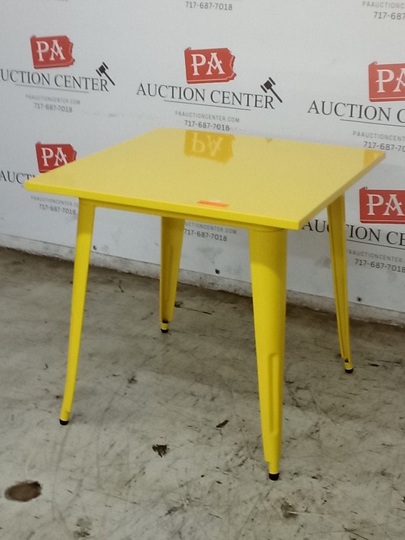 32" Square Metal Table