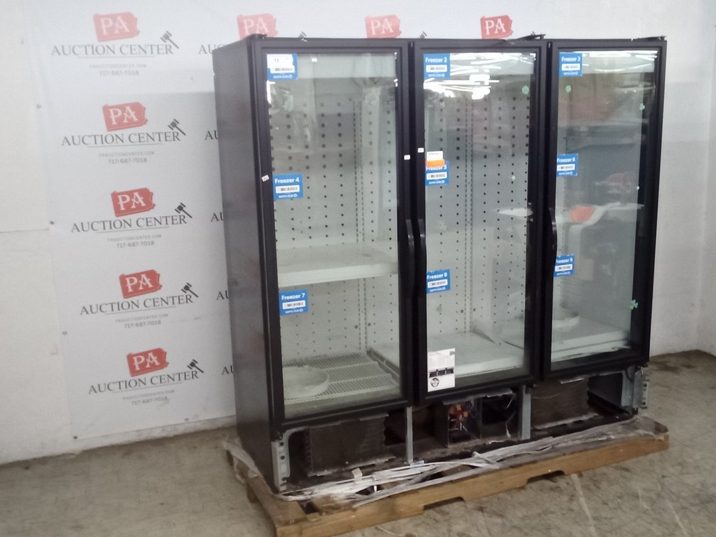 True 3-Door Display Freezer