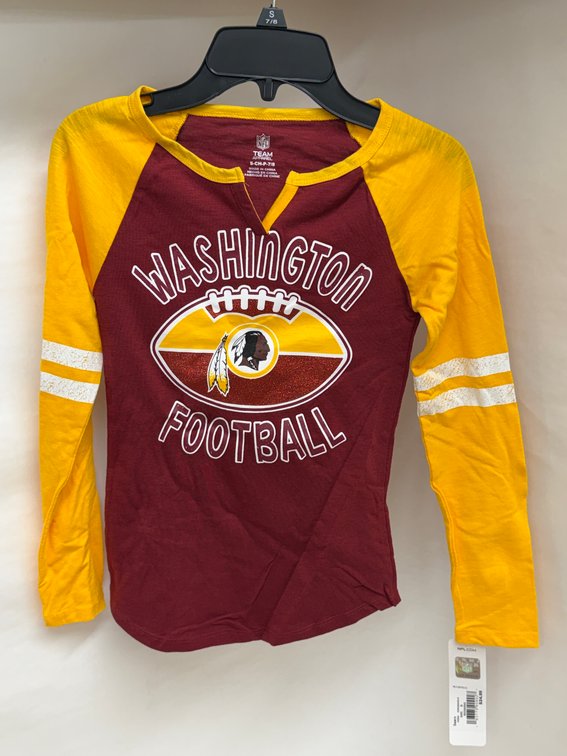 (12x Bid) Washington Redskins LS Shirt-Asst Size