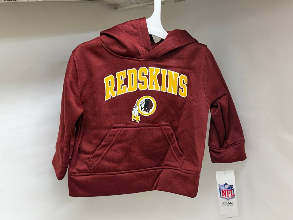 (6x Bid) Washington Redskins Hoodie-12M