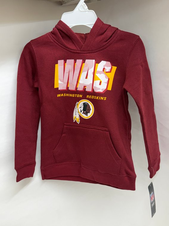 (6x Bid) Washington Redskins Hoodie-Asst Size