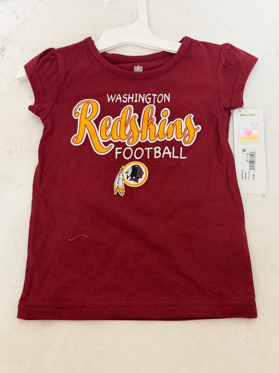 (6x Bid) Washington Redskins Shirt-Asst Size