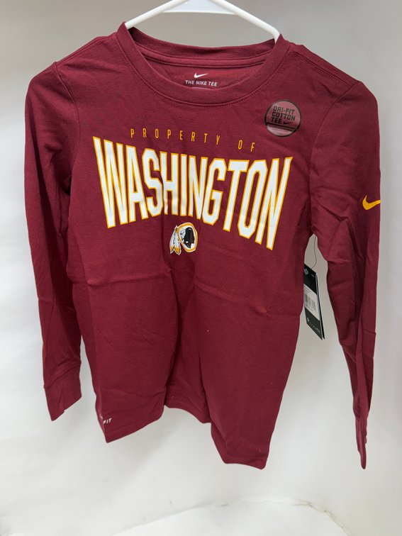 (14x Bid) Nike Washington Redskins LS Shirt-Small