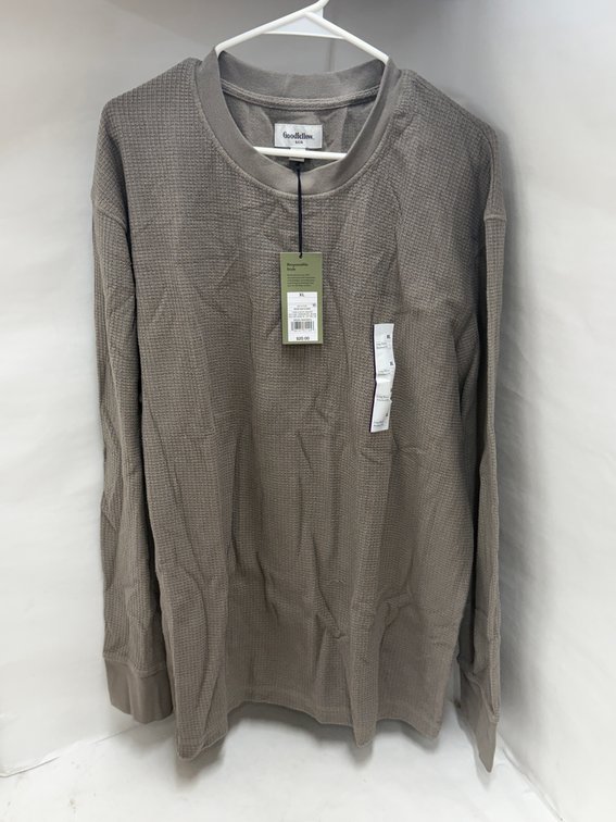 (4x Bid) Goodfellow & Co LS Therma Shirt-Asst Size
