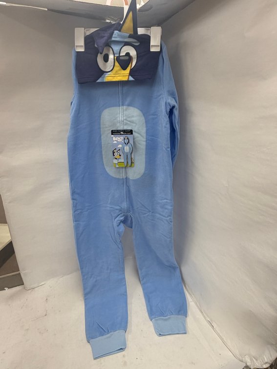 (12x Bid) Bluey Hooded Union Sleep Suit-Small